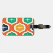 Retro Bright & Funky Gepäckanhänger (Rückseite horizontal)