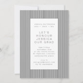 Retro Bright Graduate Ankündigung (Rückseite)