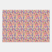 Retro Bright - Herbst, Winter Bright Subtil Abstra Geschenkpapier Set (Vorderseite)