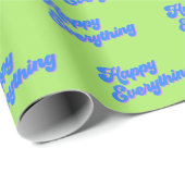 Retro Bright Limon und Blue Happy Alles Geschenkpapier (Rolleneckpunkt)