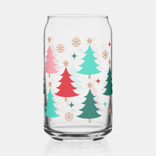 Retro Bright Weihnachtsbaum Dosenglas (Rückseite)