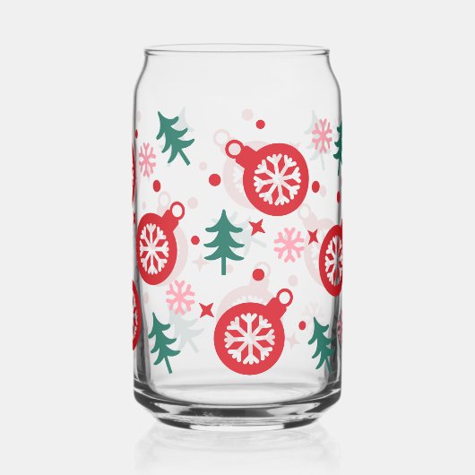 Retro Bright Weihnachtsschmuck Dosenglas (Rückseite)