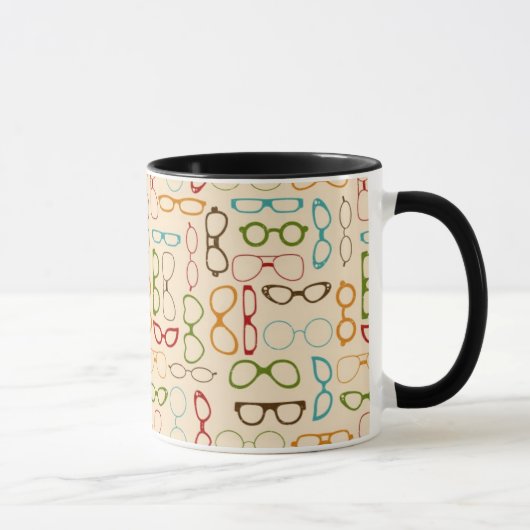 Retro-Brille Tasse (Rechts)