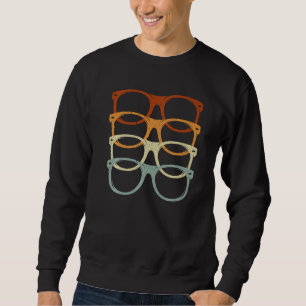 Retro-Brillenoptiker Augenarzt Ophthalmologie O Sweatshirt