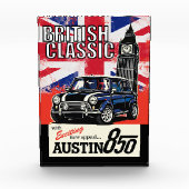 Retro Britische Klassiker Front Pop Art Fotoblock (Vorderseite)