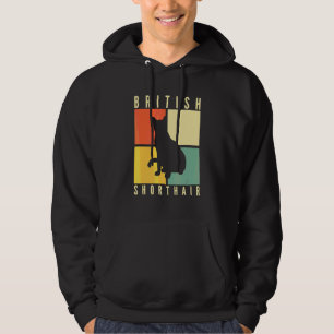 Retro British Shorthair Cat Kitten Cat Hoodie