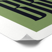 Retro Brookfield Zoo panda Poster (Ecke)