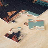 Retro Brooklyn überbrücken die New Yorker City-Sky Puzzle (Seite)