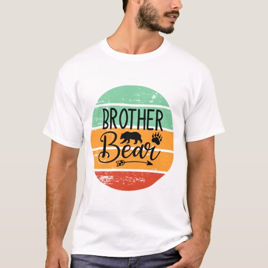 Retro Brother Bear T-Shirt (Vorderseite)