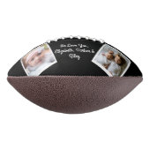 Retro Brown 2 FotoCollage - Der größte Vater der W Football (Gedreht 90)