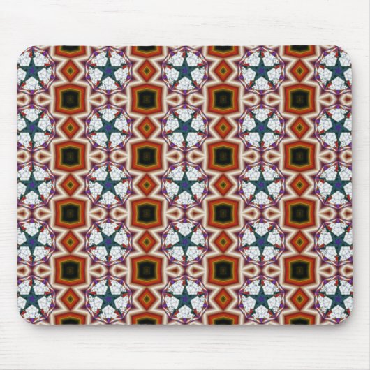 Retro Brown Art Mousepad (Vorne)