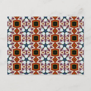 Retro Brown Art Postkarte