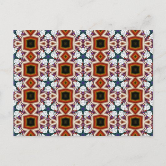 Retro Brown Art Postkarte (Vorderseite)