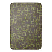 Retro Brown Limon Bath Bath Mat Rug Badematte (Vorderseite Vertikal)