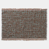 Retro Brown Throw Blanket  Decke (Vorderseite)