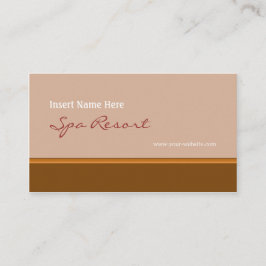 Retro Brown Visitenkarte
