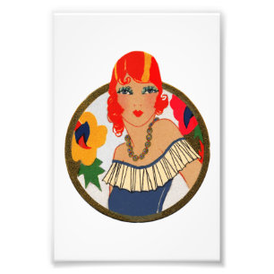 Retro Brücken-TallyRedhead Fotodruck