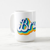 Retro Bruh Kaffeetasse (Vorderseite Links)