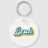 Retro Bruh Schlüsselanhänger (Vorderseite)