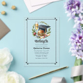 Retro Brunch Graduation Party Acryleinladungen (In Situ (Hochzeit))