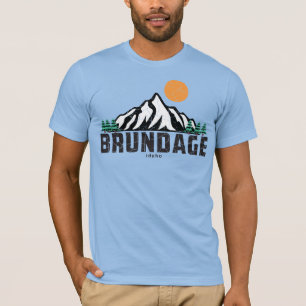Retro Brundage Mountain Ski T-Shirt