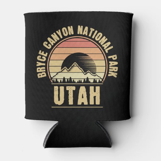 Retro Bryce Canyon Nationalpark Utah Dosenkühler (Vorderseite)