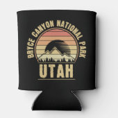 Retro Bryce Canyon Nationalpark Utah Dosenkühler (Rückseite)