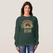 Retro Bryce Canyon Nationalpark Utah Sweatshirt (Vorne ganz)