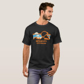 Retro Bryson City North Carolina Mountain Range Su T-Shirt (Vorne ganz)