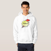 Retro bubble color comic hoodie (Vorne ganz)
