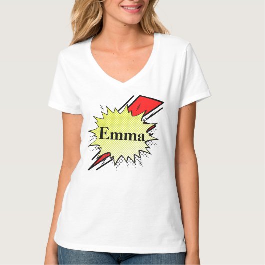 Retro bubble color comic T-Shirt (Vorderseite)