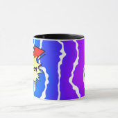 Retro bubble color comic tasse (Zentrum)