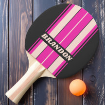 Retro Bubblegum Board Streifen mit Namen