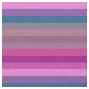 Retro Bubblegum Bold 70er Jahre horizontale Streif Stoff
