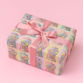 Retro Bubblegum Geschenkpapier