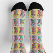 Retro Bubblegum Socken (Oben)