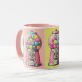Retro Bubblegum Tasse (Vorderseite Links)