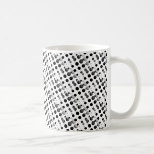 Retro-Bubbles-Tasse, Metallic-Grau Kaffeetasse