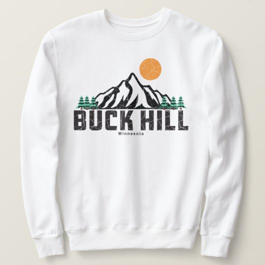 Retro Buck Hill Ski Sweatshirt (Design vorne)