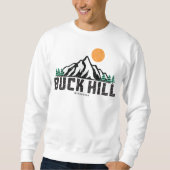 Retro Buck Hill Ski Sweatshirt (Vorderseite)