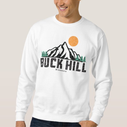 Retro Buck Hill Ski Sweatshirt (Vorderseite)