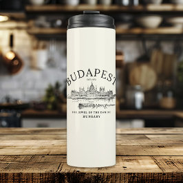 "Retro Budapest: Eternal Beauty of Hungary’s Heart Thermosbecher