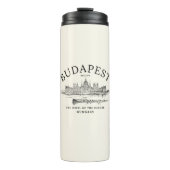 "Retro Budapest: Eternal Beauty of Hungary’s Heart Thermosbecher (Vorderseite)