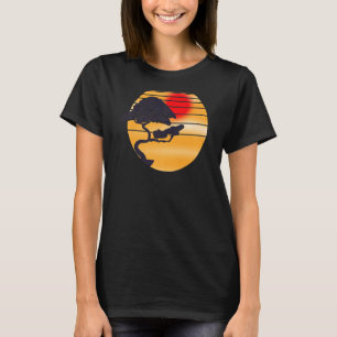 Retro Buddhist Bonsai Japanisch Ästhetik Bonsai Tr T-Shirt
