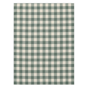 Retro Buffalo Kariert Tartan Muster Forest Green  Tischdecke
