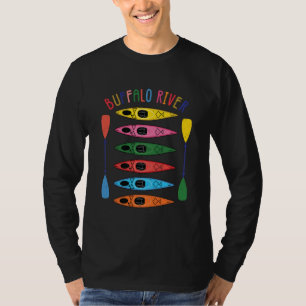 Retro Buffalo River Kayaking T-Shirt