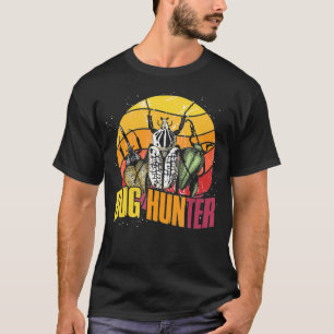 Retro Bug Hunter Beetle Entomology Biologe Bug T-Shirt