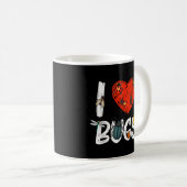 Retro Bug Lover - Sunset Entomologist Insect Kaffeetasse (VorderseiteRechts)