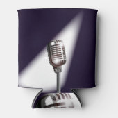 Retro-Bühne-Mikrofon Dosenkühler (Vorderseite)