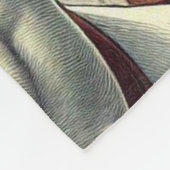 Retro Bull Terrier Nahtlose Malerei Fleecedecke (Ecke)